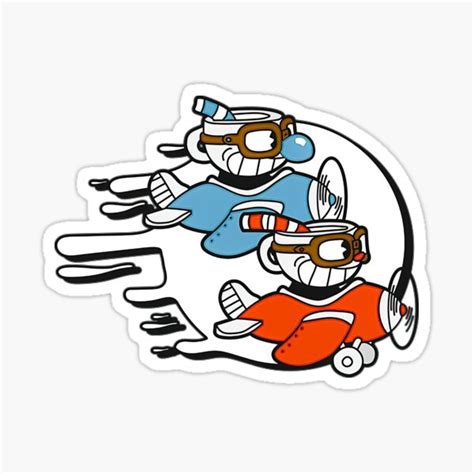 Cuphead Sticker For Sale By Cupheaddx3x Redbubble