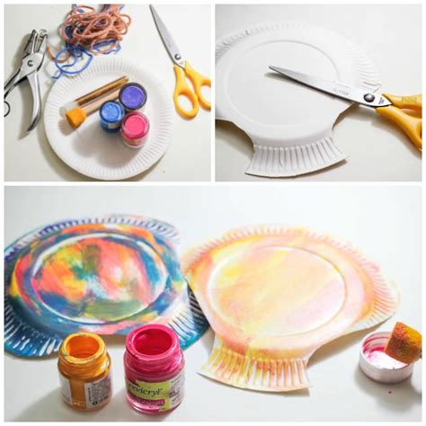 Paper Plate Seashell Craft for Preschoolers - Artsy Craftsy Mom