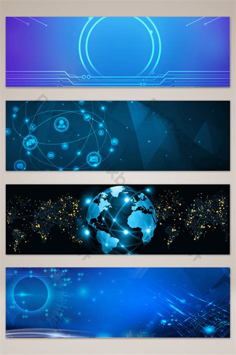 Cool Technology Website Banner Poster Background Backgrounds Psd Free