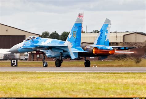 39 Ukraine Air Force Sukhoi Su 27p At Fairford Photo Id 1292051