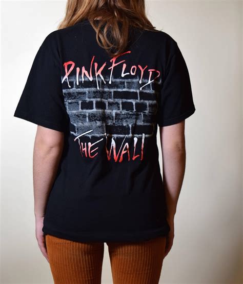 Pink Floyd Vintage 90s The Wall Band Graphic Tee Shirt Unisex Small