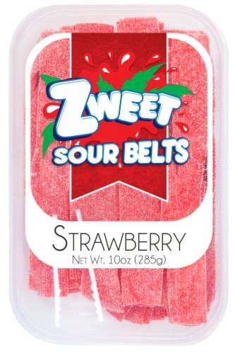 Zweet Sour Belts Strawberry Candy 10 Oz Qfc