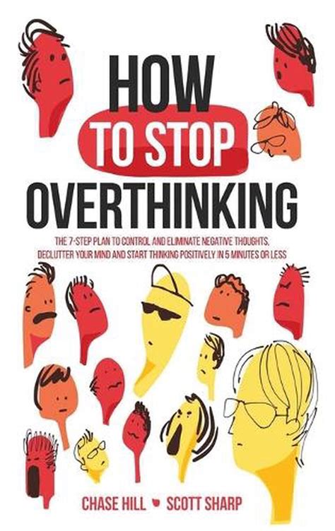 How To Stop Overthinking By Chase Hill Hardcover Book Free Shipping