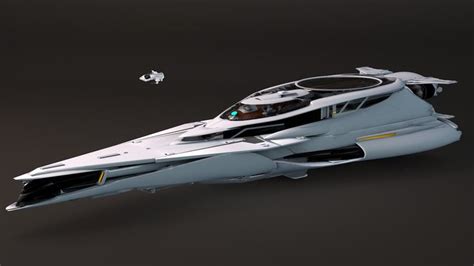 Origin 890 Jump Star Citizen Starship Concept Spaceship Concept