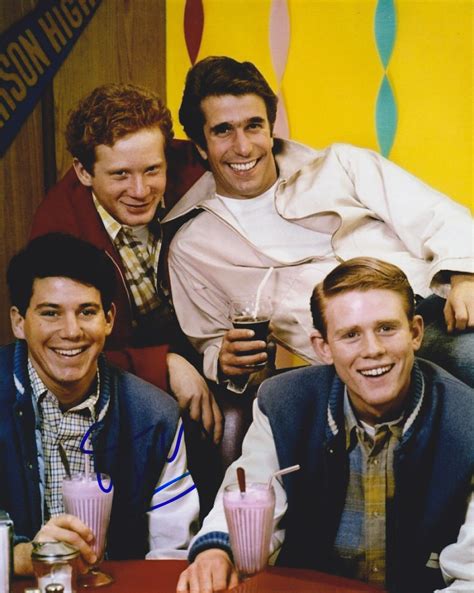 Anson Williams Signed Autographed Happy Days Etsy In 2022 8x10 Photo Don Most Tv Actors