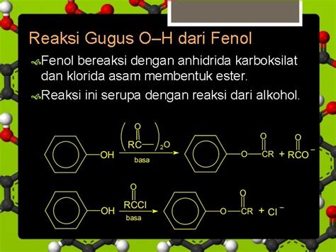 Struktur Fenol Fenol Adalah Senyawa Yang Memiliki Sebuah