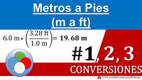 Metros A Pies M A Ft Conversiones Youtube Conversiones Trucos