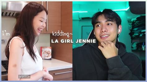 jennie la vlog reaction la girl jennie joshua decena youtube