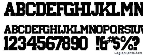 Athletic Font Download Free Legionfonts