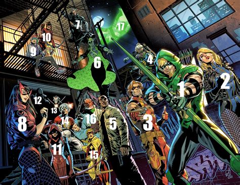 Naming All The Characters On The Green Arrow 1 Cover Millennial Pinoy