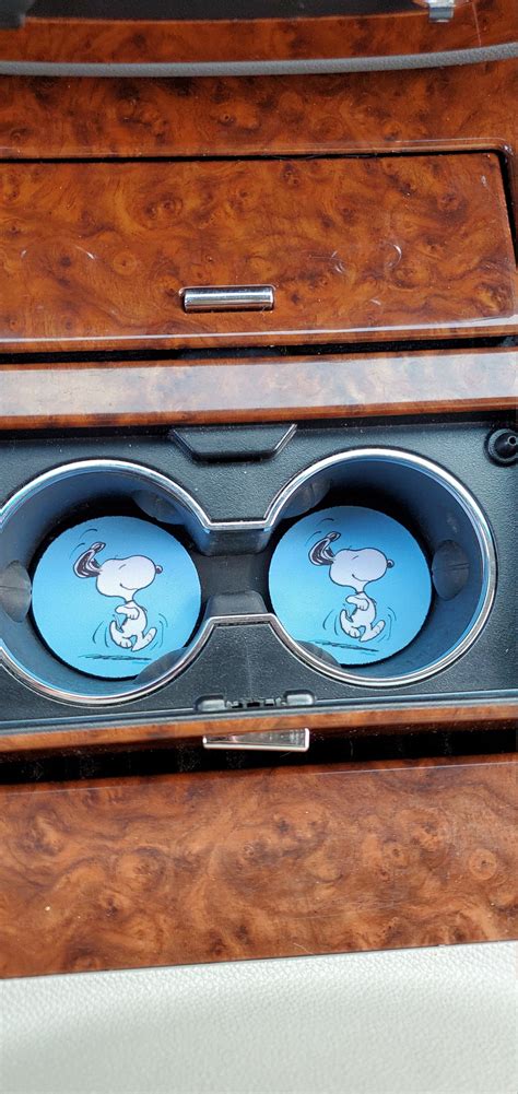 Snoopy Car Accessories Car Decor Car Coasterscoaster Auto Etsy