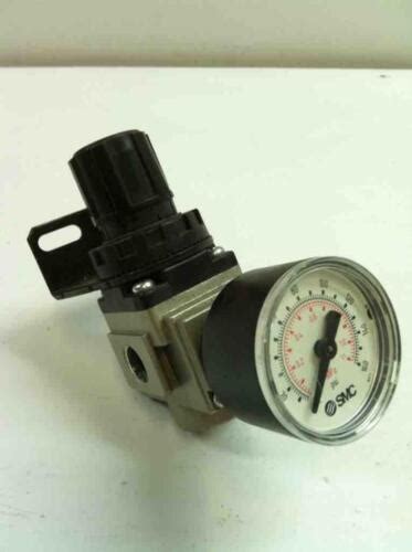 Smc Ar20 N02 Z Pneumatic Pressure Regulator 7 125psi 14 Npt Ebay