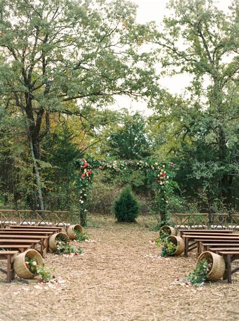 Rustic Boho Floral And Greenery Wedding Arch Wedding Ceremony Decor