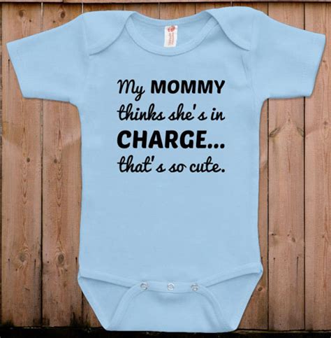 Funny Baby Clothes Newborn Baby Clothes Mommy Thinks Shes Etsy