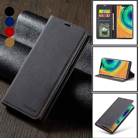 Retro Pu Leather Magnetic Flip Phone Case For Iphone 12 11 Xr 8 7 6 5
