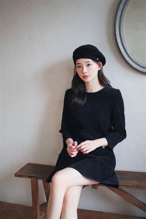 Asia Girl Korean Fashion Goddess Style Inspiration Black And White