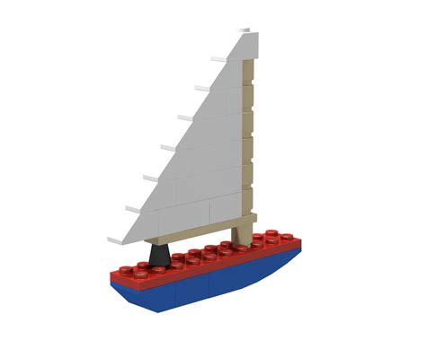 Lego Set Mmmb009 1 Sailing Boat 2009 Lego Brand Store Monthly Mini
