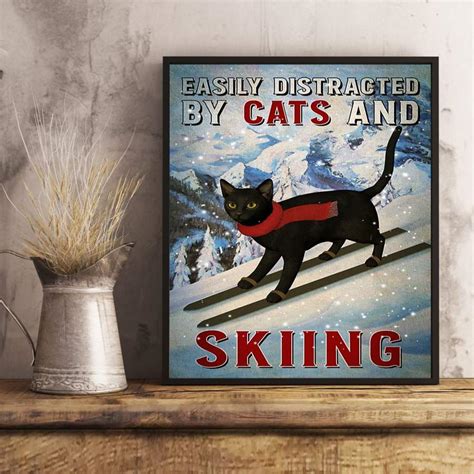Haxz1712 Cat Easily Distracted By Cats Poster Poster Art Design