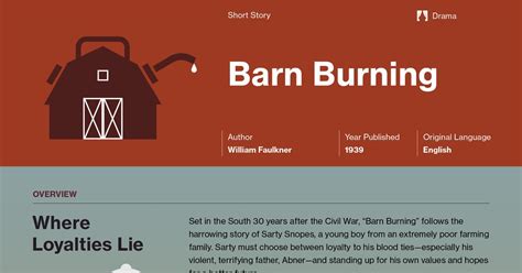 Here are some of the paragraphs you will want to take into special account: Barn Burning Themes | Course Hero