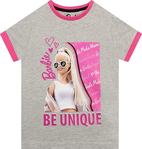 Barbie Tshirt Girls Official Merch Inspirational Girls T Shirts Uk Fashion