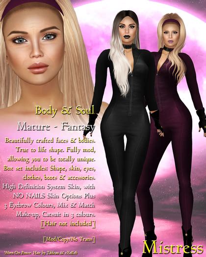 Second Life Marketplace Body And Soul Complete Avatar Updated