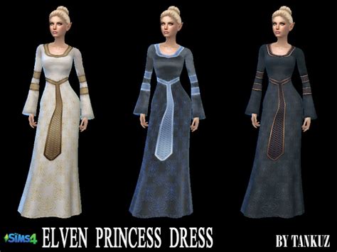 Tankuz Sims 3 Blog The Sims 4 Elven Princess Dress By Tankuz