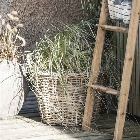 Um den innentopf bei bedarf mühelos herausnehmen zu können, sollte er genug platz im übertopf haben. Ib Laursen Korb Rattan mit Kunststoff innen Rechteckig mit ...