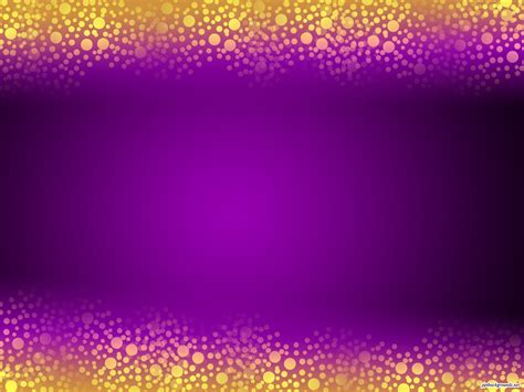 Purple And Gold Luxury Vector Backgrounds For Powerpoint Border And