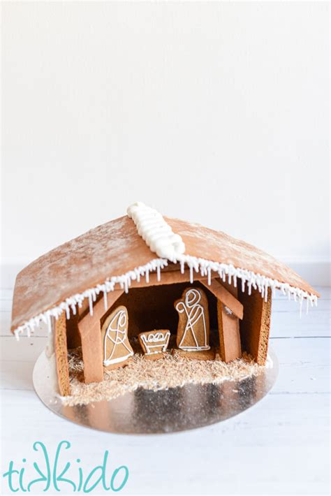 Gingerbread Nativity Scene With Mr Bean Nativity Option