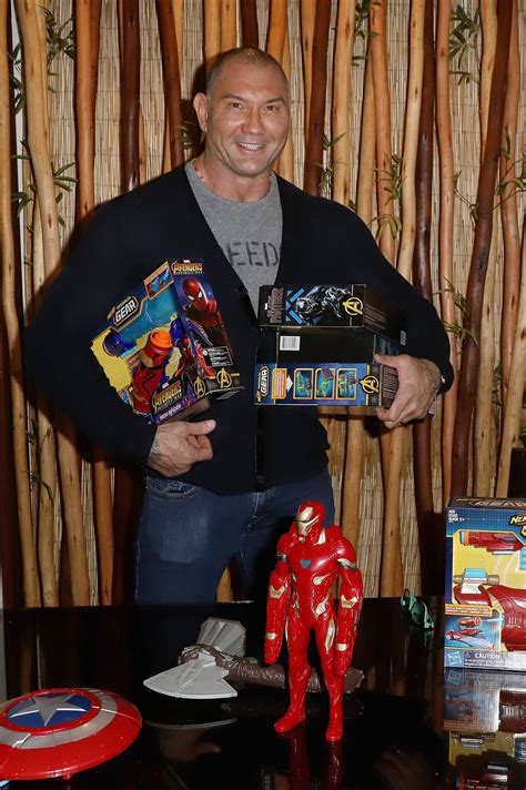 Action Figure Insider Dave Bautista Surprises Children At Give Kids