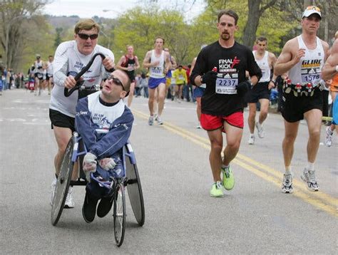Dick Hoyt Who Ran Marathons While Pushing His Son Dies At 80 The New York Times