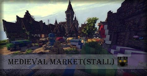 Minecraft medieval stall ideas : Medieval Market(stall) | legoket Minecraft Project