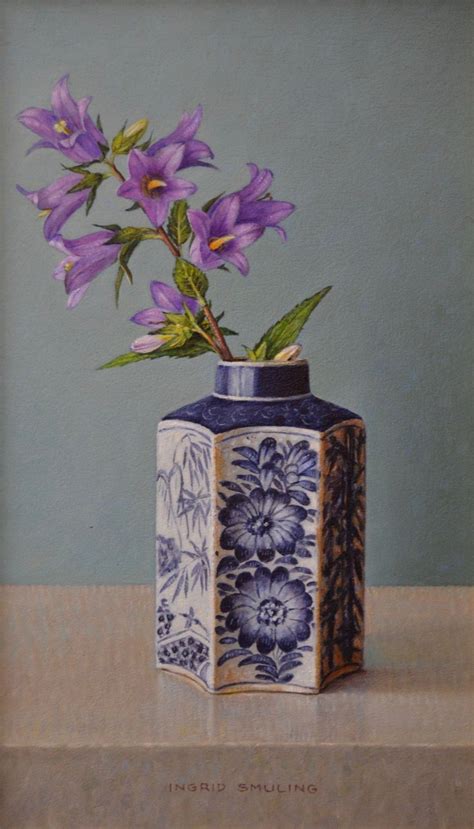 Helen Warlow On Twitter Happy Paintings Flower Painting Blue And
