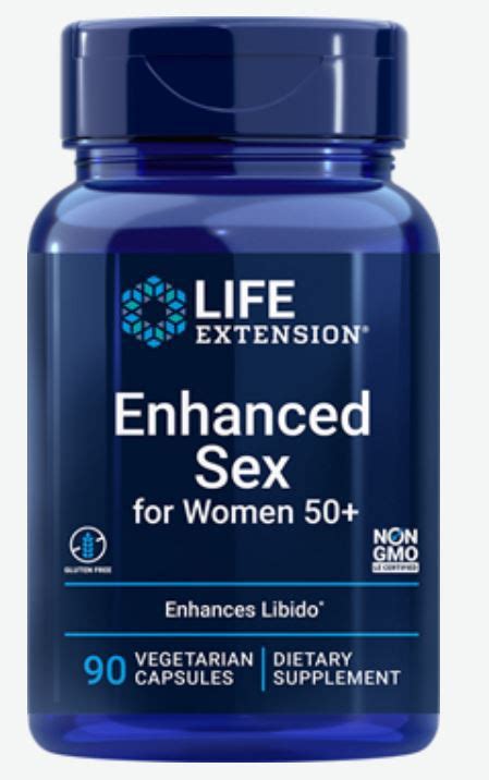 Buy Advanced Natural Sex For Women 50 90 Vegetarian Capsules Lif
