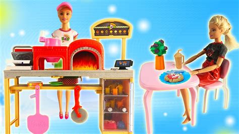Barbie Doll Pizza Shop Toys Barbie Pizza Hut Restaurant Toy Set Toys