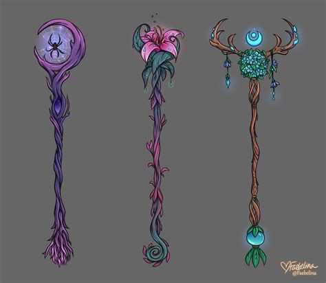 Faebelina Some Staff Designs I Made For My Druid That I Wish She