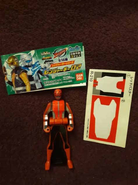 GOKAIGER POWER RANGERS Go Busters 3 Red Ranger Key Toy Figure Super