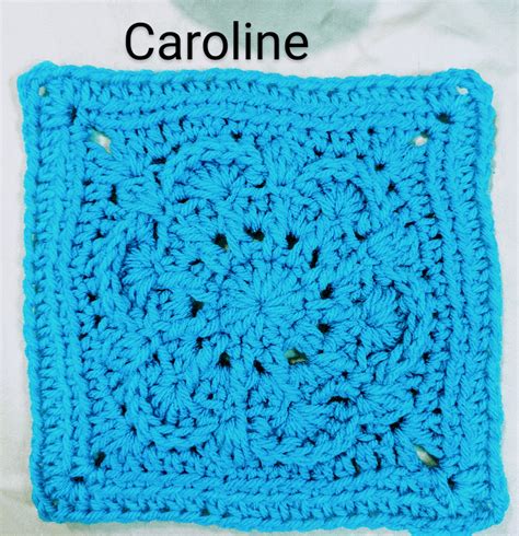 Caroline Square Granny Square Granny Sq Crochet Digital
