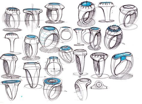 Sketching Rings Tutorial Jewelry Design Drawing Ring Sketch Sketches