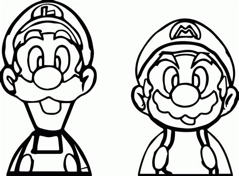 Printable Super Mario Bros Coloring Pages