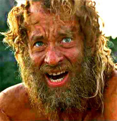 Hanks' performance wins hearts and the dread of ending up alone on an island makes us. Tom Hanks as Chuck Noland - Castaway in 2019 | Love movie ...