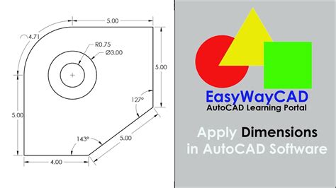 Apply Dimensions In Drawing In Autocad Software Part 1 Youtube