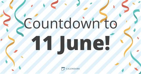 Countdown To 11 June Calendarr
