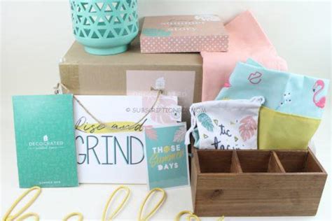 Subscription boxes do so by letting you set and forget basics you love — which can range from healthy if you're looking to mesh the convenience and savings, it's worth browsing the subscription boxes already available for order on amazon. Summer 2019 Decocrated Home Decor Subscription Box Review ...