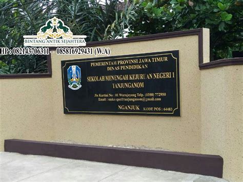 Name Board Papan Nama Daerah Papan Nama Marmer Surabaya Kerajinan