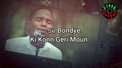 lyrics di yon mo selman mwen va geri fresh gospel tv best haitian gospel songs 2020 youtube