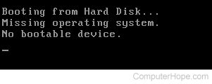 How To Fix The Missing Operating System Error