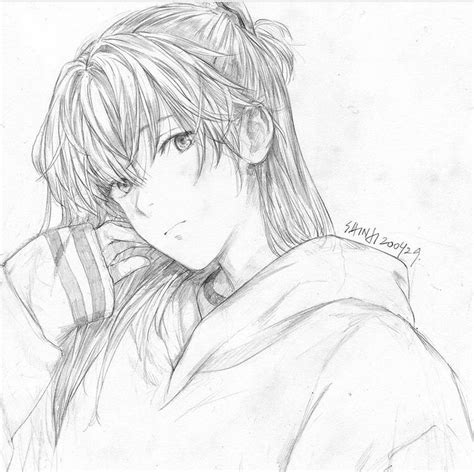 Asuka Langley Soryu Anime Sketch Cool Art Drawings Manga Drawing
