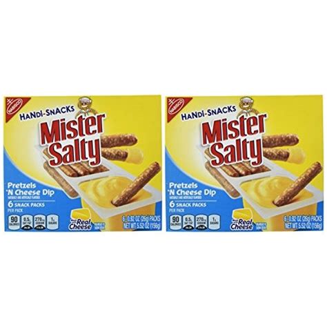 Kraft Handi Snacks Mister Salty Pretzels And Cheese 552oz