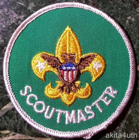 Boy Scout Scoutmaster Position Mint Early 70s Bsa Ebay